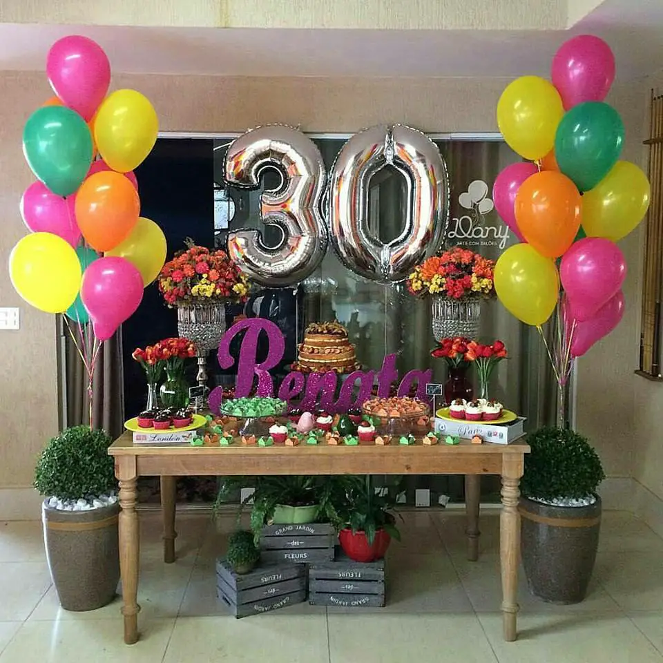 Festa de aniversário de 30 anos: Ideias Perfeitas 