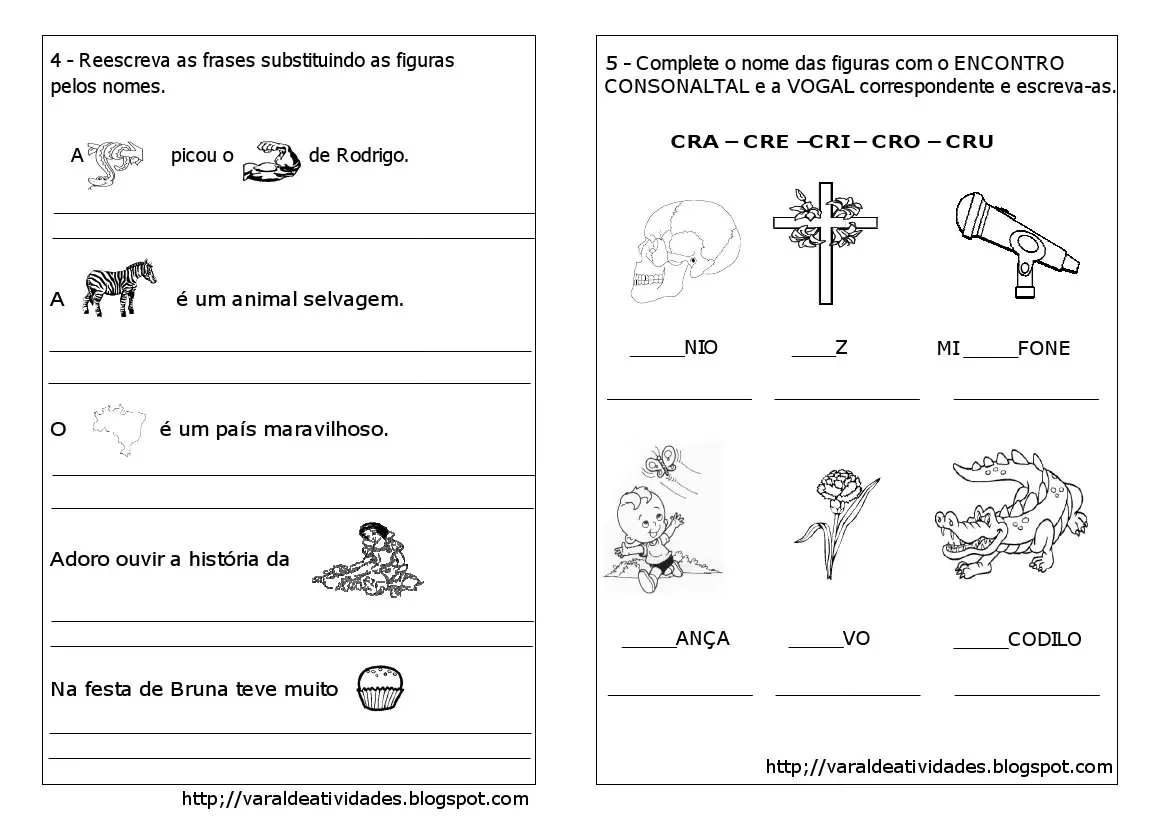 Palavras com Encontro Consonantal