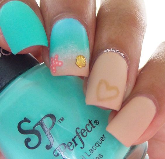 Unhas Decoradas com Coração Fotos: Passo a passo