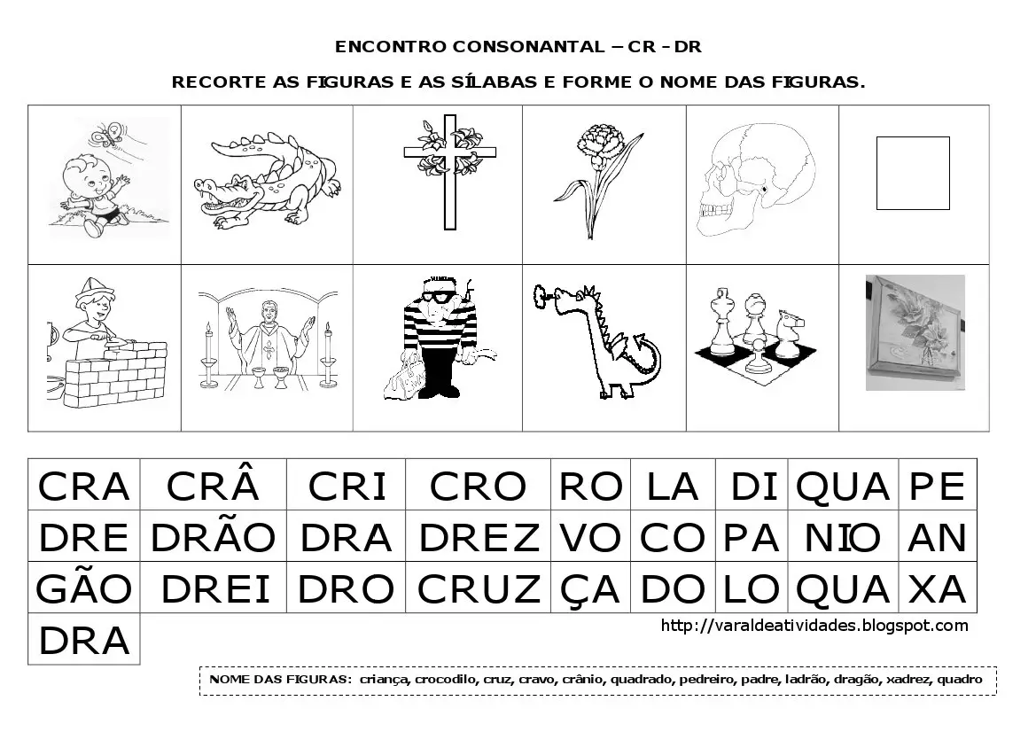 Palavras com Encontro Consonantal