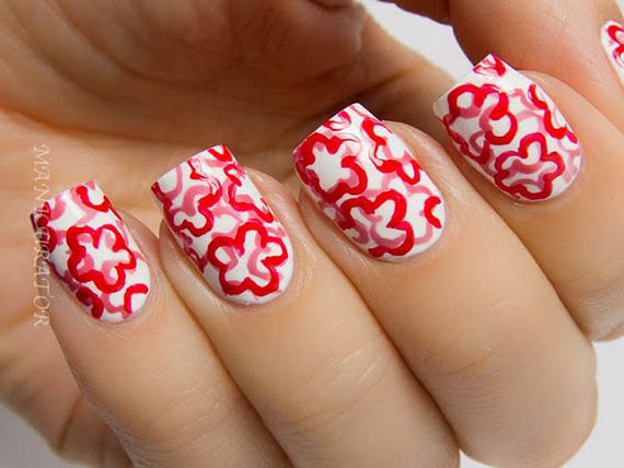 Unhas decoradas vermelhas: Fotos e Passo a passo