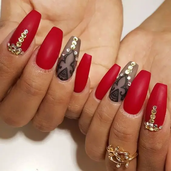 Unhas decoradas vermelhas: Fotos e Passo a passo