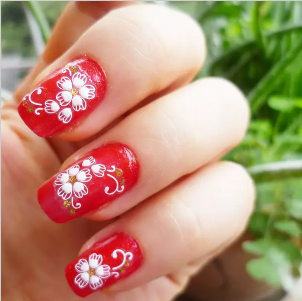 Unhas decoradas vermelhas: Fotos e Passo a passo